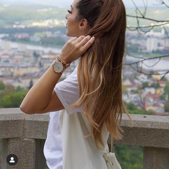 Chocolate Delight 22” Ombré Remy Hair Extensions🤎 - Picture 3 of 9